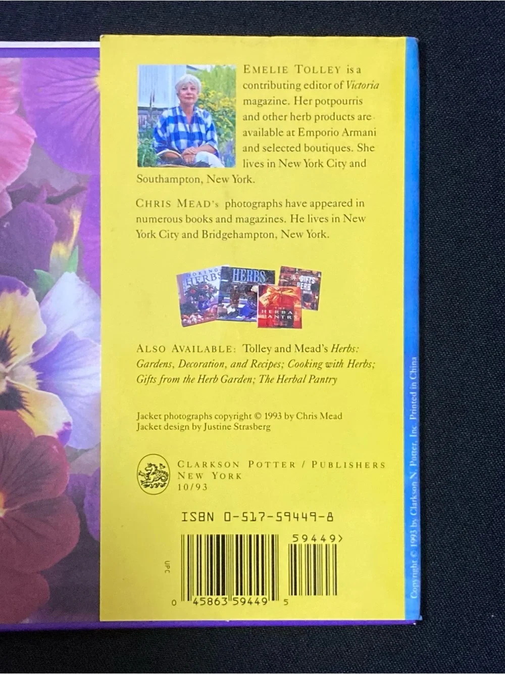The Potpourri of Pansies by Emelie Tolley and Chris Mead Hardcover